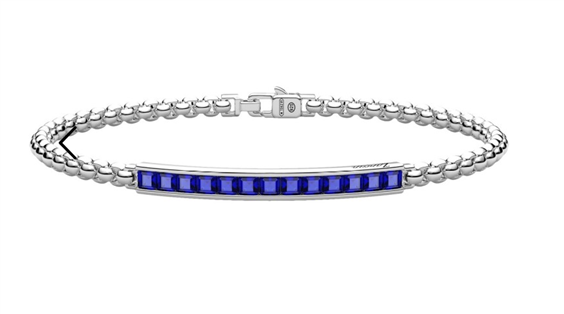 Bracciale Zancan Uomo in Argento Spinello ESB308-BL - ESB308-BL
